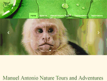 Tablet Screenshot of costaricajadetours.com